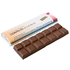 Chocolate bar in wrapper, valkoinen liikelahja logopainatuksella