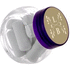 Makeinen, läpinäkyvä, violetti liikelahja logopainatuksella