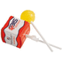Square box with lollipop, valkoinen liikelahja logopainatuksella